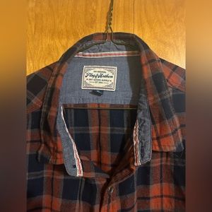 Flag and Anthem cotton flannel button down